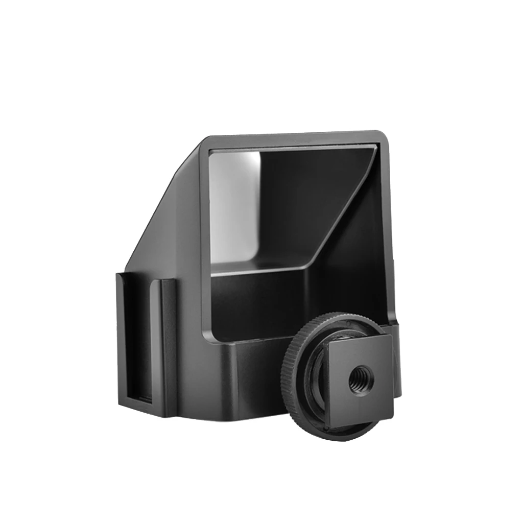 Camera Selfie Vlog Flip Up Mirror Screen with 3 Cold Shoe Mounts for Sony A6000/A6300/A6500/A72/A73 Series Nikon Z6/Z7