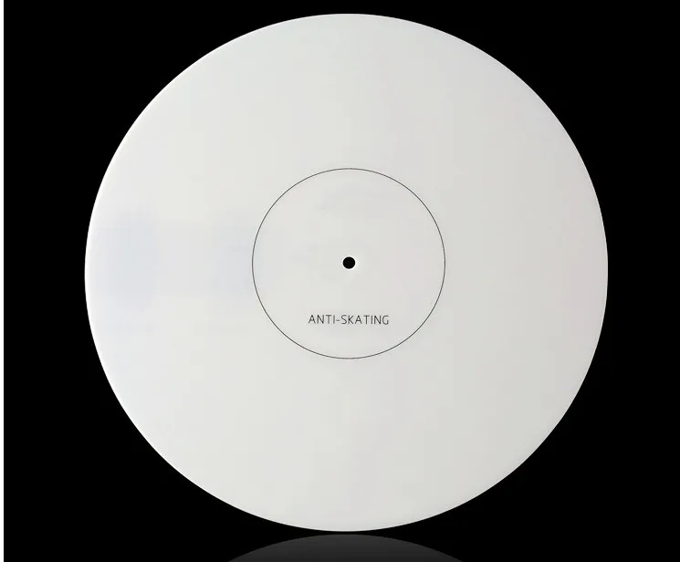 LPVinylRecordPlayerAntiskatingTonearmCalibrationDiscPhonograph