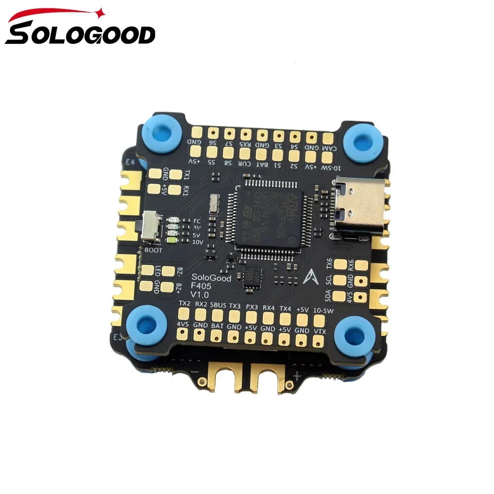 SoloGood F405 55A Stack 30.5X30.5mm ICM42688P BLS55A 4in1 ESC 2-6S FC&ESC iNAV Betaflight Configure 5