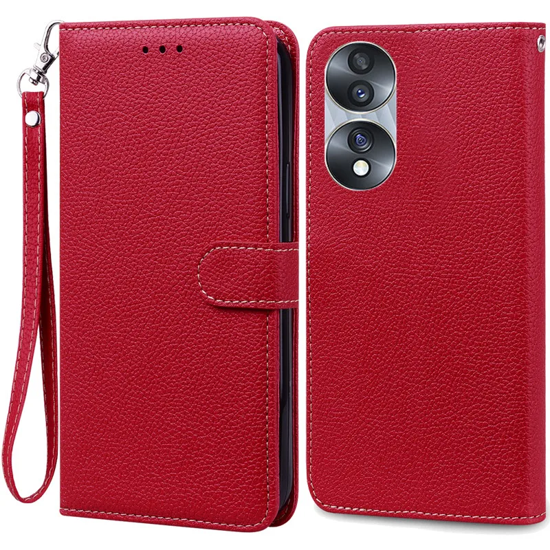 Leather Wallet Flip Case - Elegant Full Cover Coque  Etui