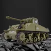 Henglong 1:30 Simulation Remote Control Tank American M26 Panxing/m4a3 Sherman Wireless Battle Tank Parent Child Interactive Toy 6
