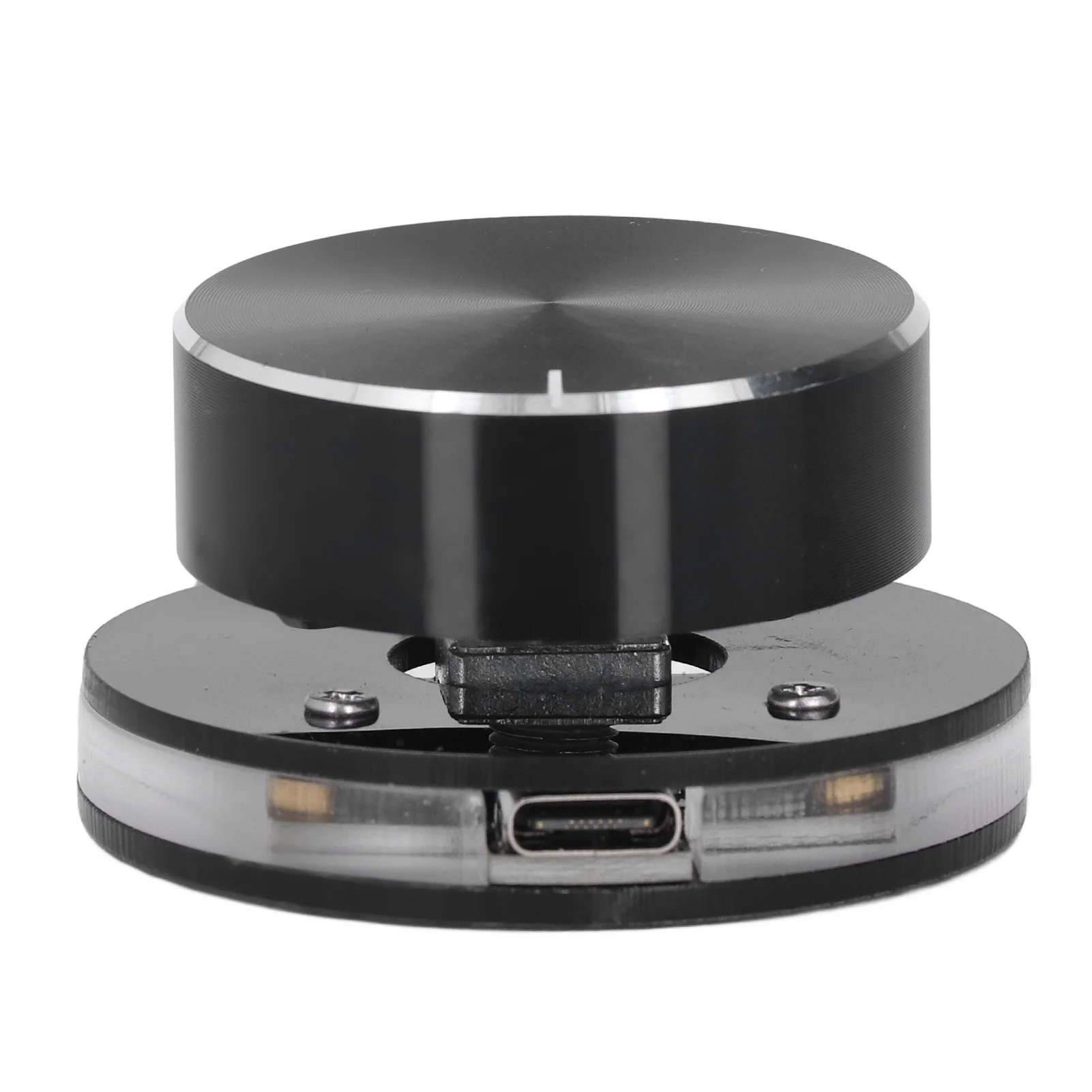 USB Volume Control Knob USB Volume Control Knob For Android System PC Multimedia Type C External Media Adjustment Controller EC11 with RGB Light