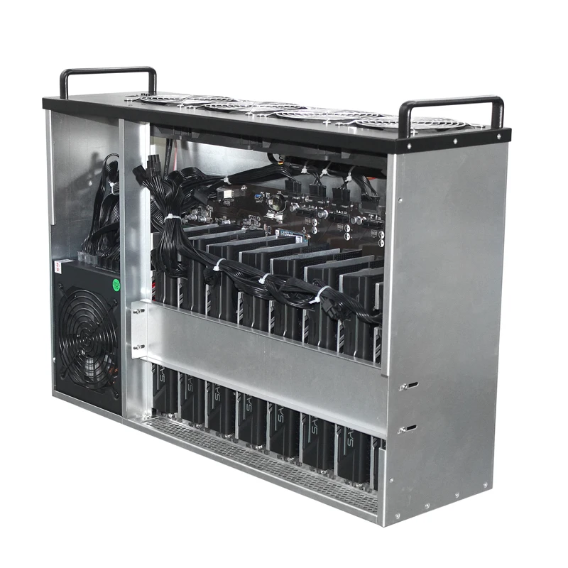 

New Design Gpu Serve Case With B250 D8P-D4 Motherboard