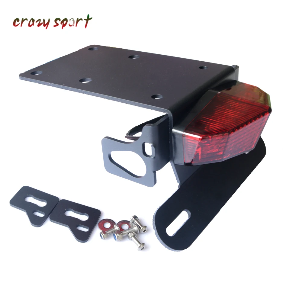 

License Plate Holder Tail Light For KAWASAKI KLX 250S KLX250 250 KLX250SF KLX300SM D-Tracker Motorcycle Fender Registration