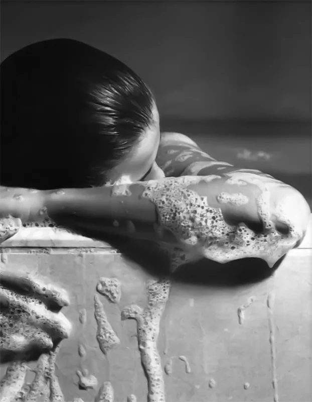 XINBAO Décoration De Salle De Bain Pour Filles En Noir Et