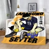Haikyuu Thick Blankets for Winter Blanket King Size Bed Throw Home and Decoration Knitted Plaid Luxury Bedding Beach Towel Knee 1