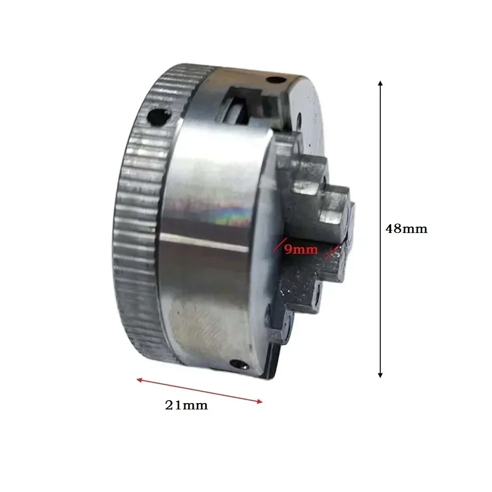 4-Jaw Zelfcentrerende Chuck Set Draaibank Chuck Z011A Zinklegering 4-Jaw Chuck Klem Accessoire voor Mini metalen Draaibank