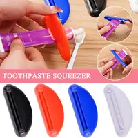 1pcs Multifunction Manual Toothpaste Dispenser Cream Tube Squeezer Bathroom Squeeze Paste Extruding Clip Squeezing Clamp 1