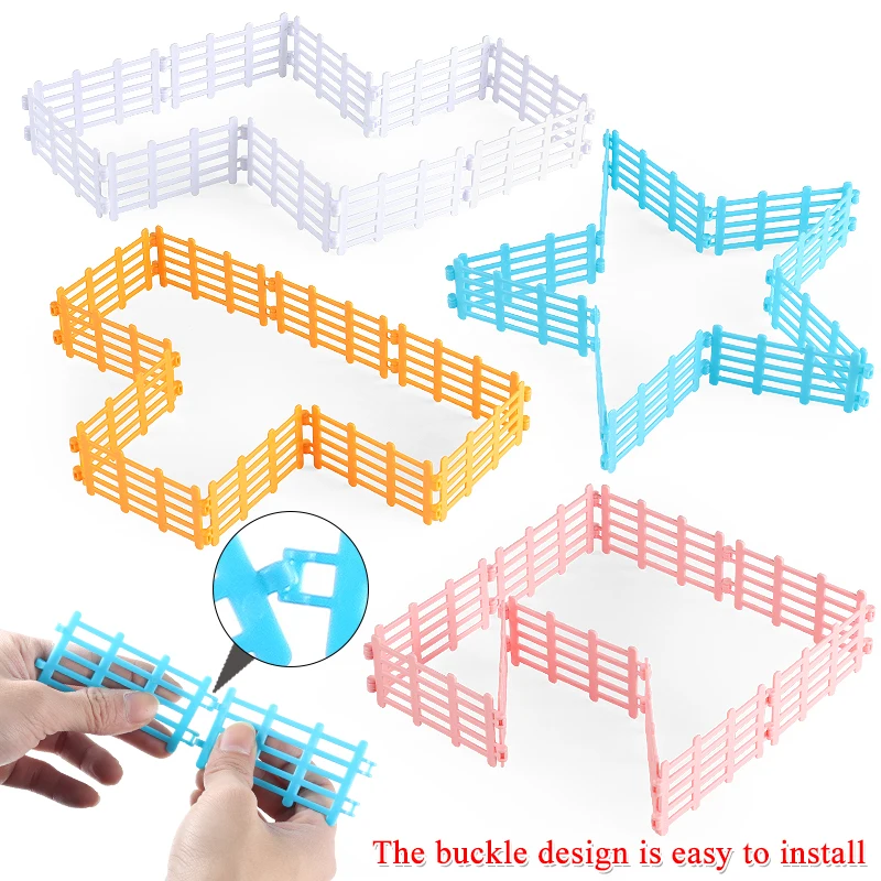 Oenux Simulation Farm Fence Scene Toy Trees House Farmer Unicorn