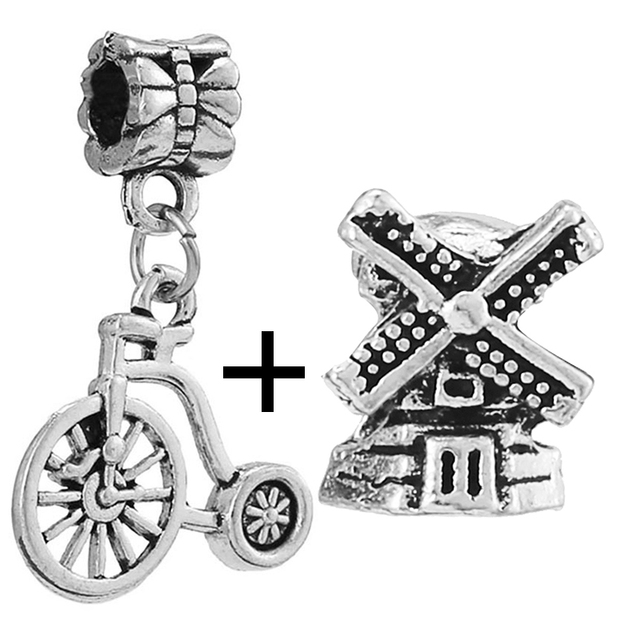 2022 New Rotating Earth Beads fit Brand Charms Bracelets Necklaces For Women Men Jewelry Making Jewelry Accessories