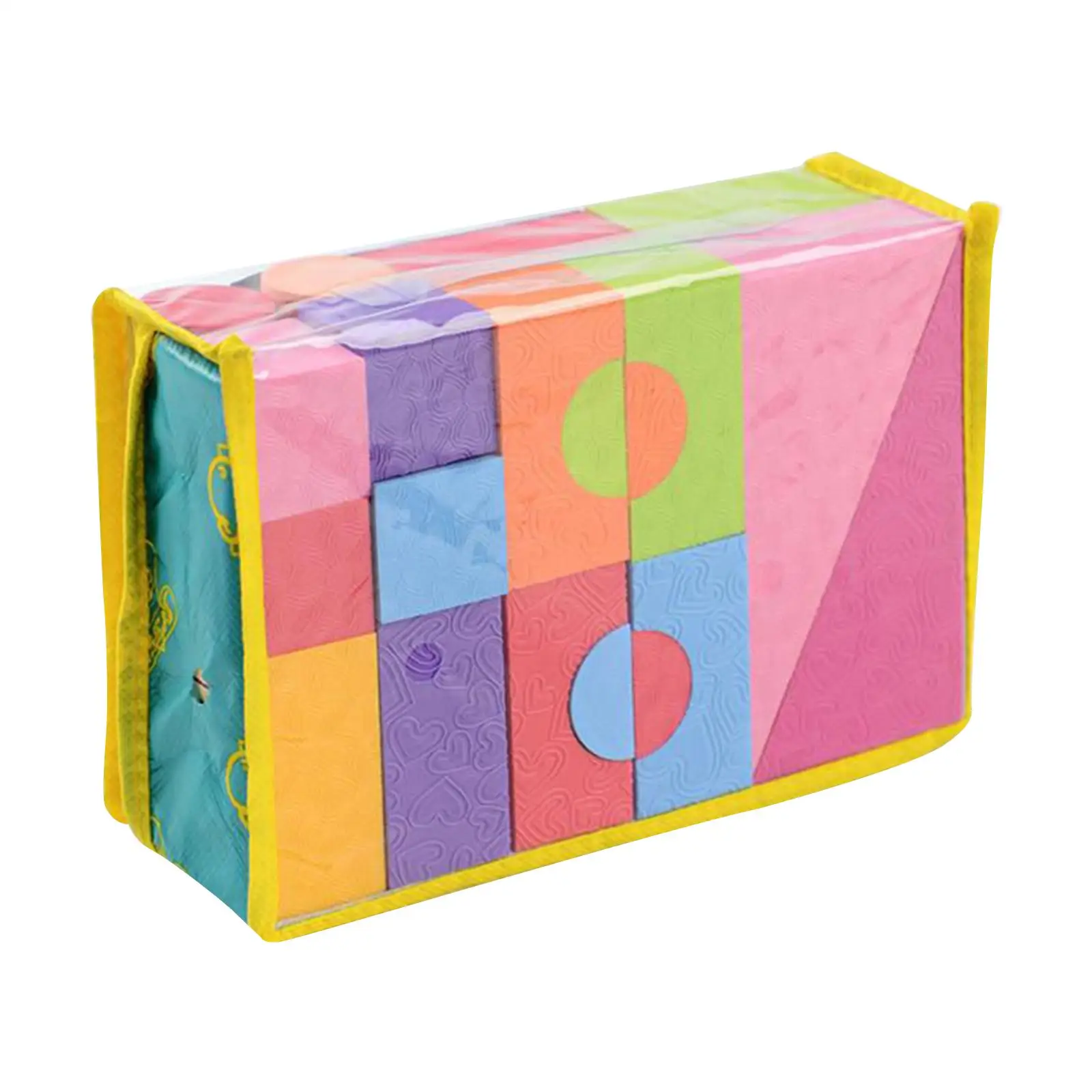 25 Pieces of 3.5cm Thick Soft Foam Building Blocks Stackable Toy Blocks Set