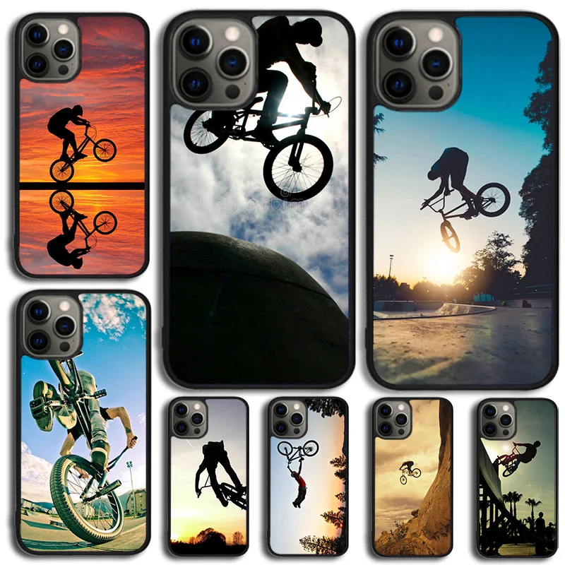 Custodia Per Telefono Bmx Bike Extreme Sport Per Iphone 15 14 Se 2020 Xr Xs 11 12 13 Mini Pro Max 6 7 8 Plus Coque