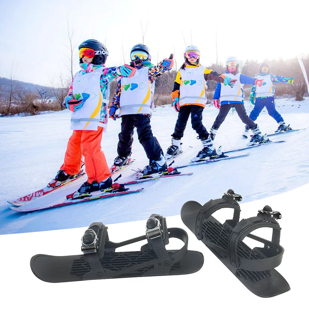 

ABS Mini Ski Skates For Adult and Children Snow Shoes