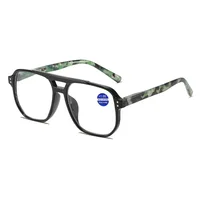 Nouvelles lunettes de lecture à la mode pour hommes avec jambes à ressort et conception sans serrage du visage, Anti-lumière bleue, presbytie, hypermétropie 6