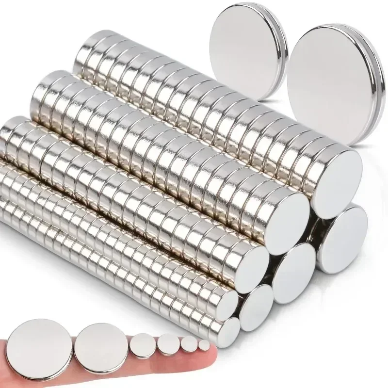 Round Magnets Small Strong Magnetic Neodymium Mini Column for Whiteboard Fridge Powerful Durable Multi-purpose DIY Crafts