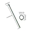 10Pcs Plant Support Stakes 12 Inch Green Plant Sticks With Adjustable Retaining Ring Indoor Outdoor Garden Flower Pot Stand 5