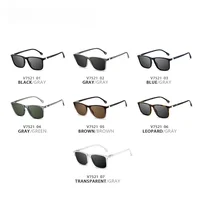 2025 flambant neuf lunettes de soleil unisexe rétro TR90 lunettes de soleil polarisées UV400 lentille Vintage lunettes de soleil pour hommes femmes de luxe 6