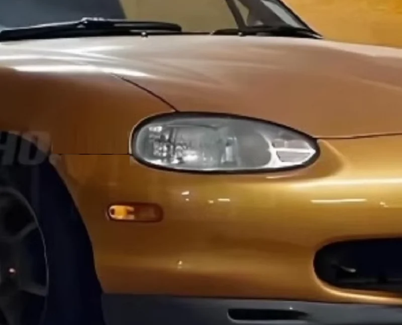 Crystal Clear Headlight Lens Cover Protector For 1998-2000 Mazda MX-5 Miata (1 Pair)