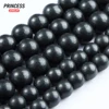 A++ Natural Matte Russian Shungite 6 8 10mm Loose Gemstone Beads for Jewelry Making Wholesale Crystal Beads DIY Accessories 4