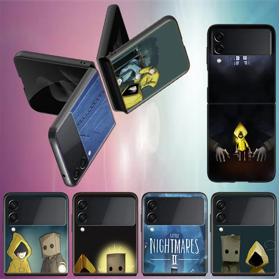 Little Nightmare 2 Per Samsung Galaxy Z Flip 5 4 3 Custodia Rigida Antiurto Per Telefono Z Flip 5 5G Z Flip 5 4 5G Tpu Pc Hard Co