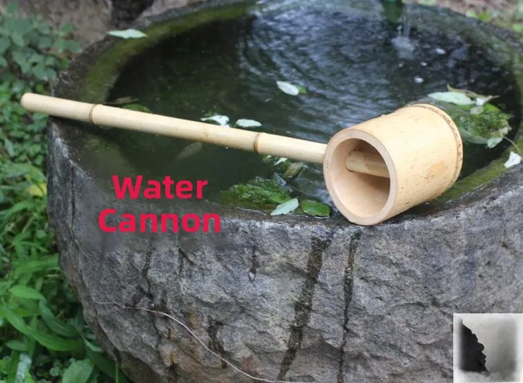 Bamboo Water Sprinkler Bird Scare Device Drip Water Car Garden Irrigation Lacape Spray Head Monastic Fountain Water View G...