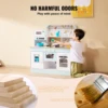 VEVOR Kitchen Counter Play Set DIY Simulated Cooking Food Tableware Play House with Sound Pretend Game Toy Gift Kid Boy Children 4