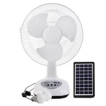 AC DC solar fan