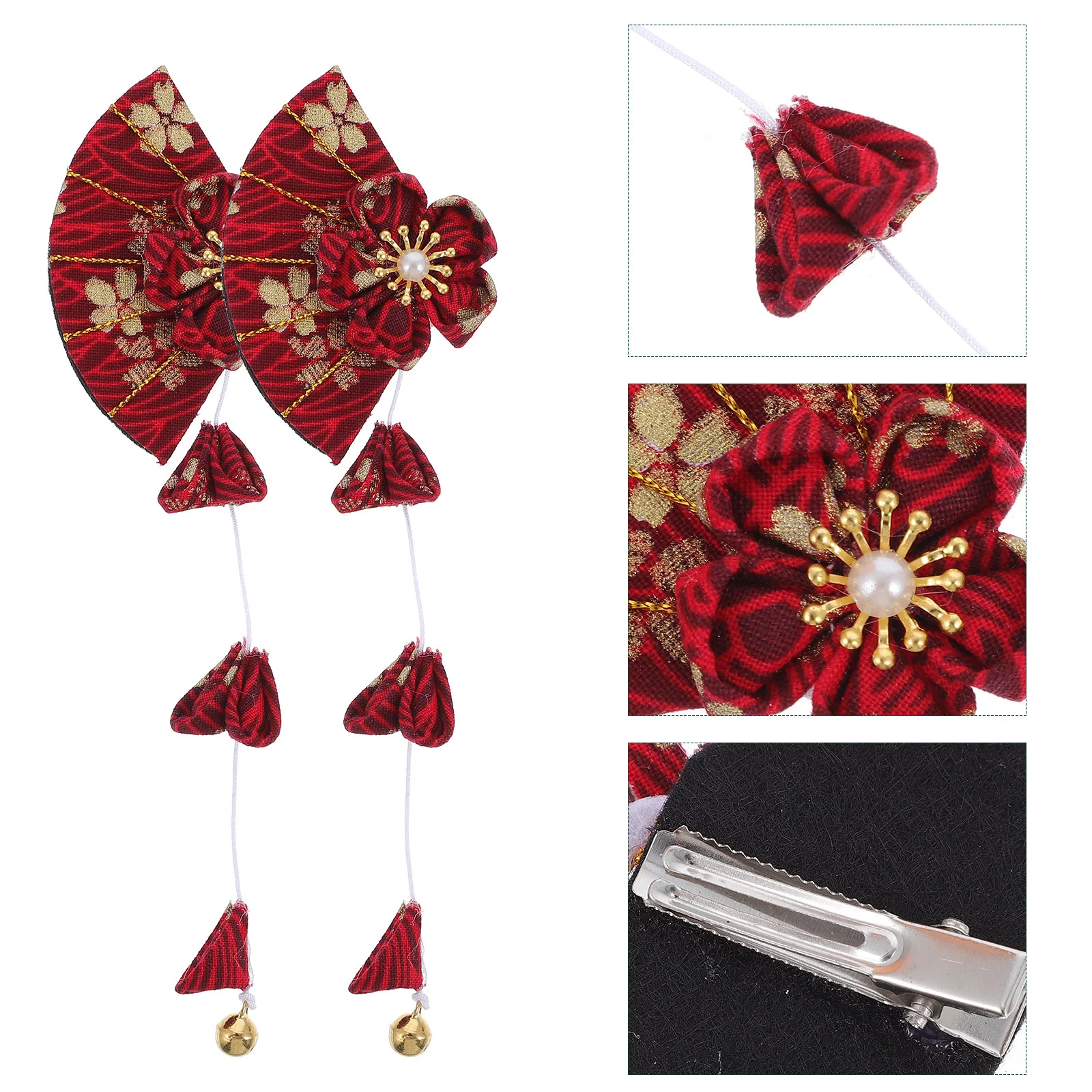 

Hair Japanese Clips Accessories Clip Tassel Kimono Flower Hairpin Headdress Geisha Chinese Rabbit Barrettes Japanese Hairpins