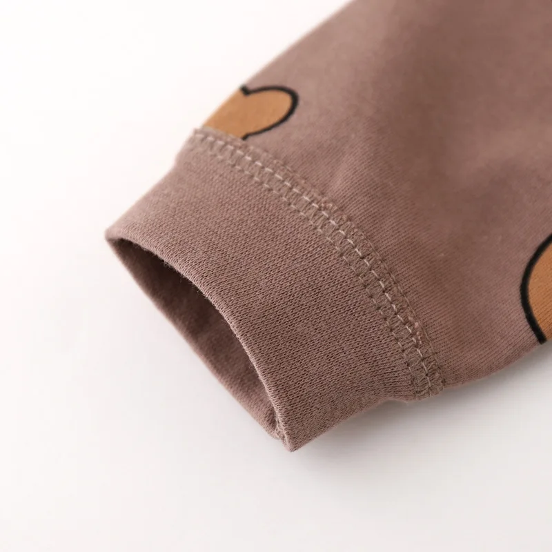 Kids Cotton Pajamas Sets New Boys Girls Cartoon Bear Tshirt with High Waist Pants Sleepwear Baby Loungewear 3 6 9 12 18 24M Suit
