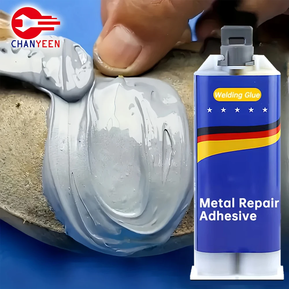 High-Strength Metal Repair Epoxy Adhesive - Heat & Cold Resistant Welding Glue & Leak Repair Paste
