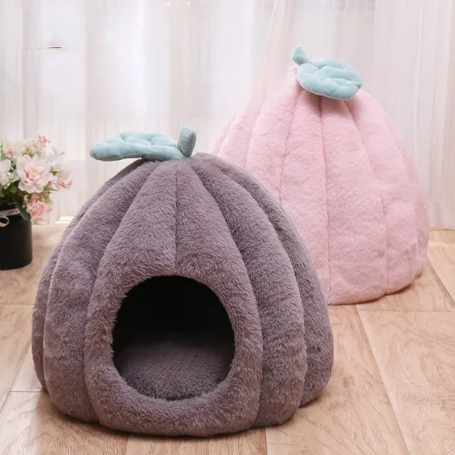 Kennel Warm Sleeping Thickened Cat Sofa Mats Washable Non-slip Dog Cushion  Products Winter Cartoon Plush Pet Bed 4