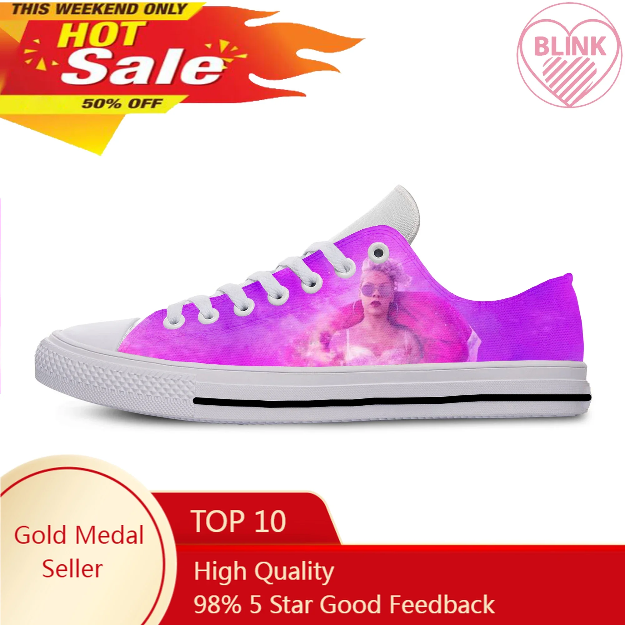 Hot Cool Fashion New Summer High Quality Sneakers Handiness Classic Casual Shoes Men Women P!nk Low Top Latest Board Shoes
