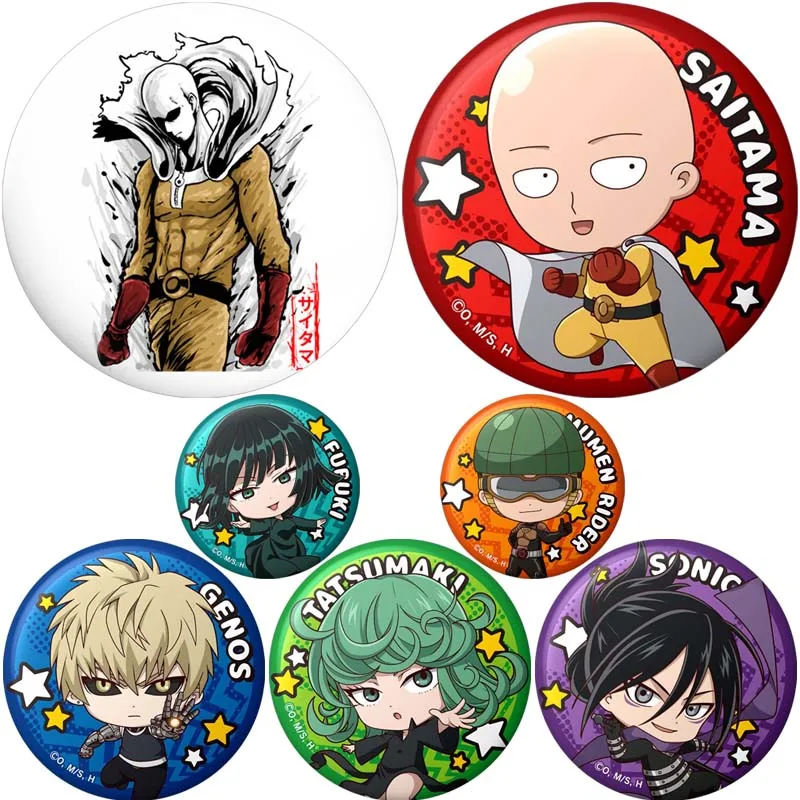 One Punch Man Pin Fans Collection Anime Figure Spille Da Bavero Per Donna Zaini Abbigliamento Badge Cartoon Gioielli Accessori Regalo