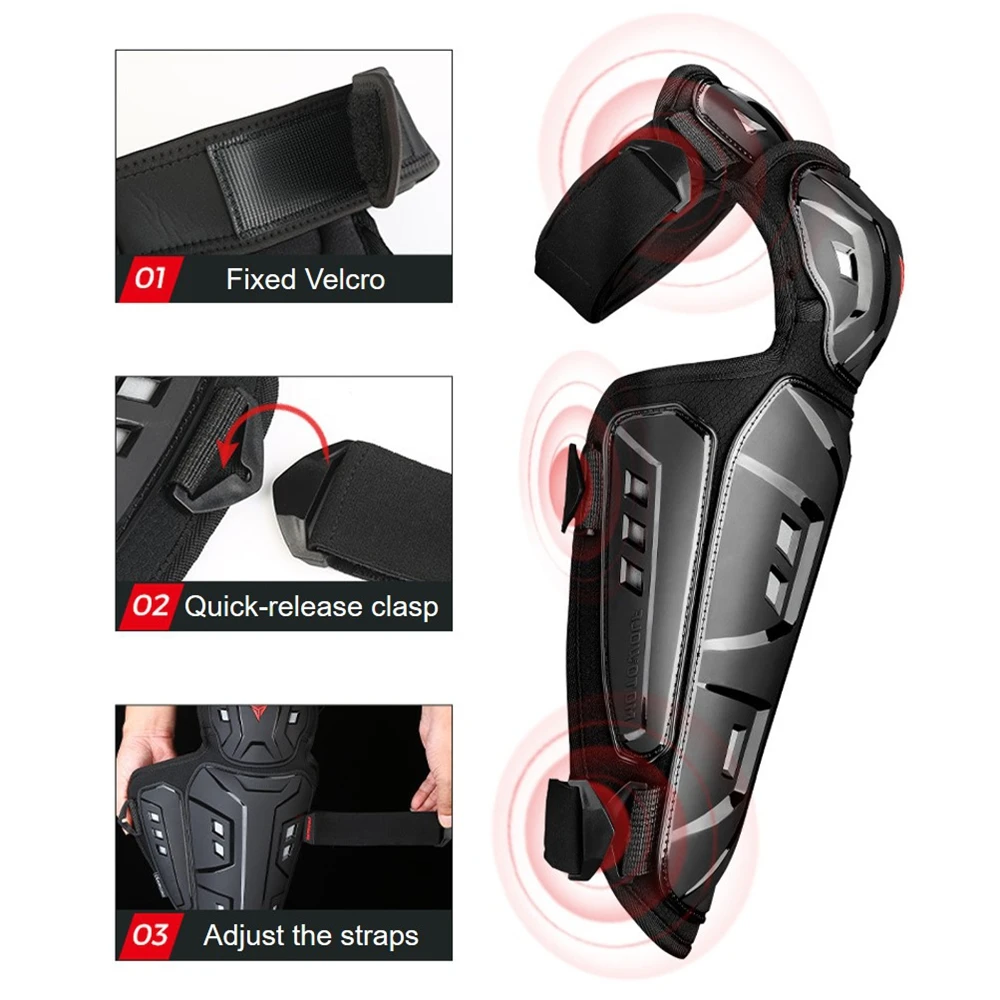 4 개/대 무릎 팔꿈치 보호 패드 오토바이 모토 크로스 스케이트 프로텍터 승마 보호 장비 야외 스포츠 장비