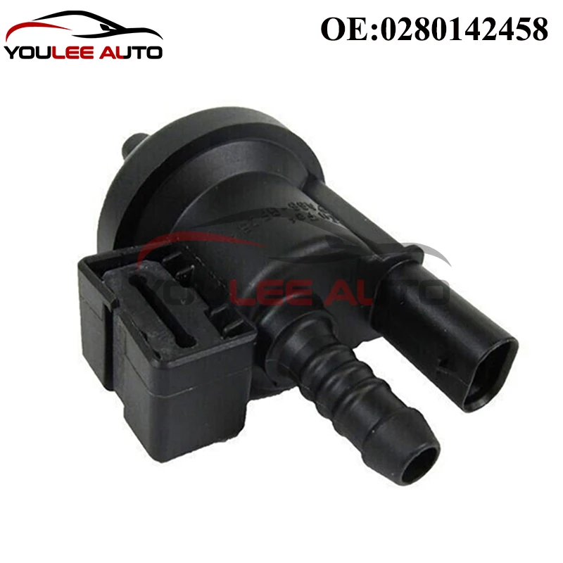 High Quality 0280142458 06H906517B Vapor Canister Purge Solenoid Valve For Audi A4 A5 A6 Q5 TT VW Beetle Jetta Passat