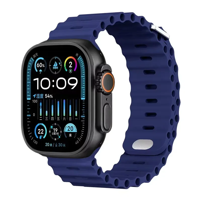 Ocean Soft Silicone Strap - Comfortable Watch Band in Multiple Sizes