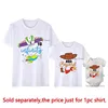 New Disney Toy Story Shirts To Infinity and Beyond Family Matching Outfits Funny Cotton Dad Mom and Me Disneyland Trip Tshirts 3