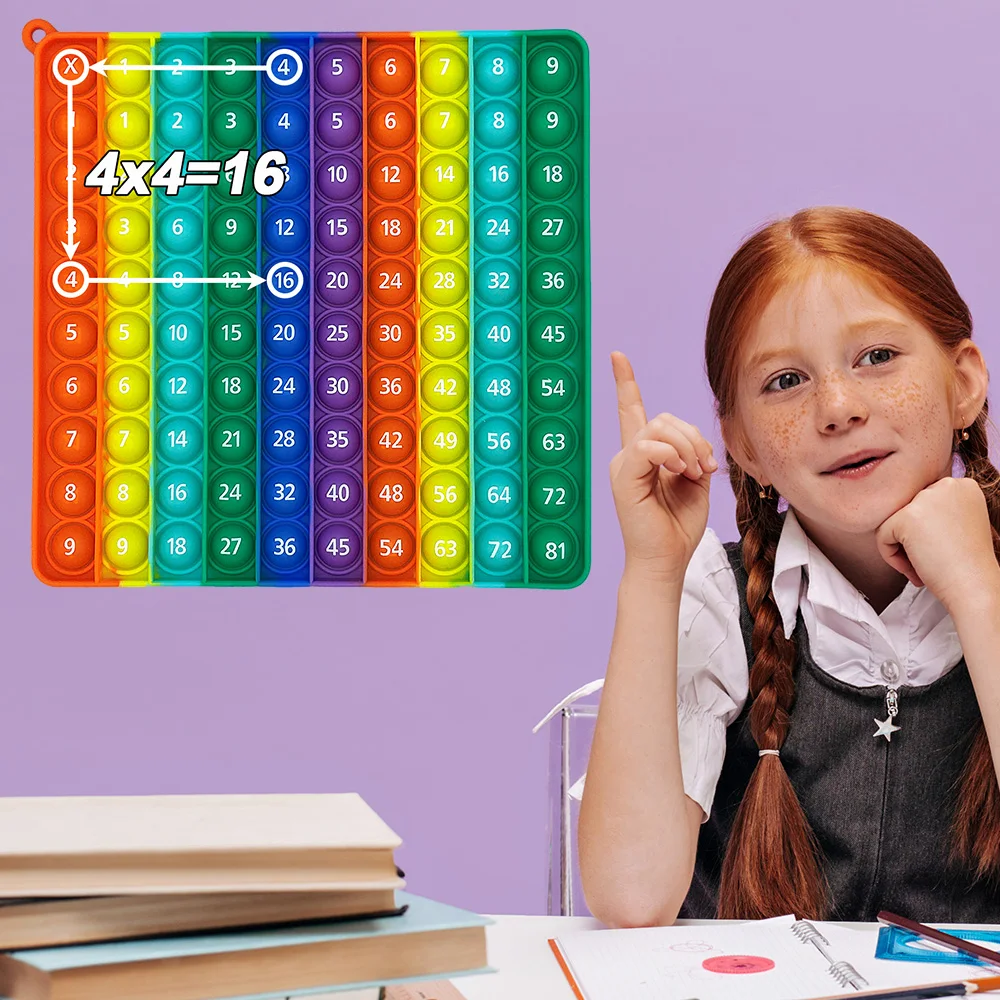 9x9 Multiplication Games Board Math Practice Activity Fidget Toys Times Table Numbers Learning Toys Educational Stationery Kids board games fidget toys math toys learning puzzle toys learning board toy teaching aids toys