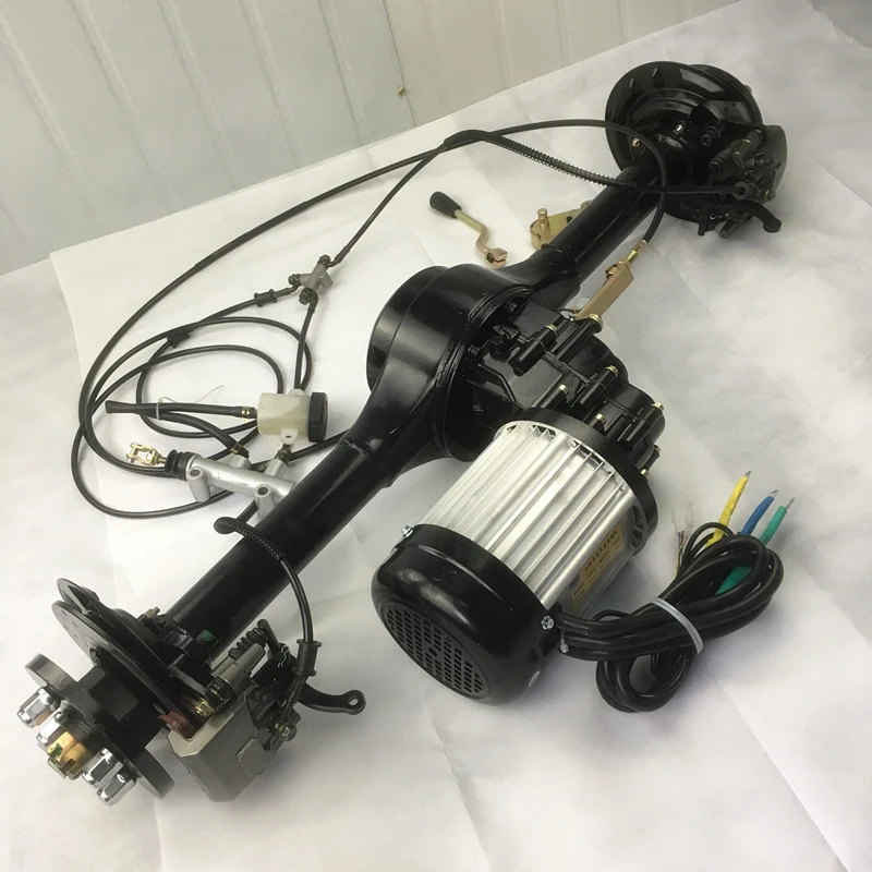 Kit Essieu Arrière 30 48V 1000W Différentiel Électrique Moteur