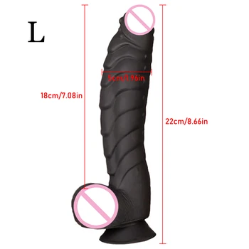 Huge Silicone Scaly Dildos with Suction Cup Soft Big Dick Realistic Penis Erotic Thick Phallus Sex Toys for Women Masturbation 2