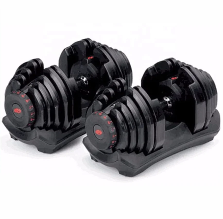 Adjustable Dumbbell Set 90lb /40kg Workout Weight Lifting Muscle Exercise Home Gym Fitness Equipment