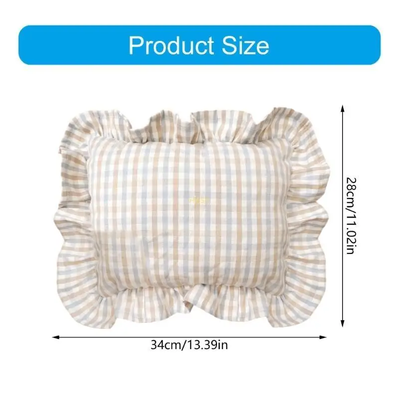  작은 베개  수면 머리 지원 쿠션  편안한 베개 유모차 보육 룸 장식