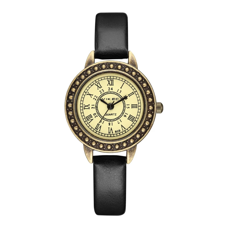 

Leather Women Bracelet Watches Brown Quartz Ladies Quartz Watch Leather Thin Band Small Dial Relogio Feminino Watch for Women