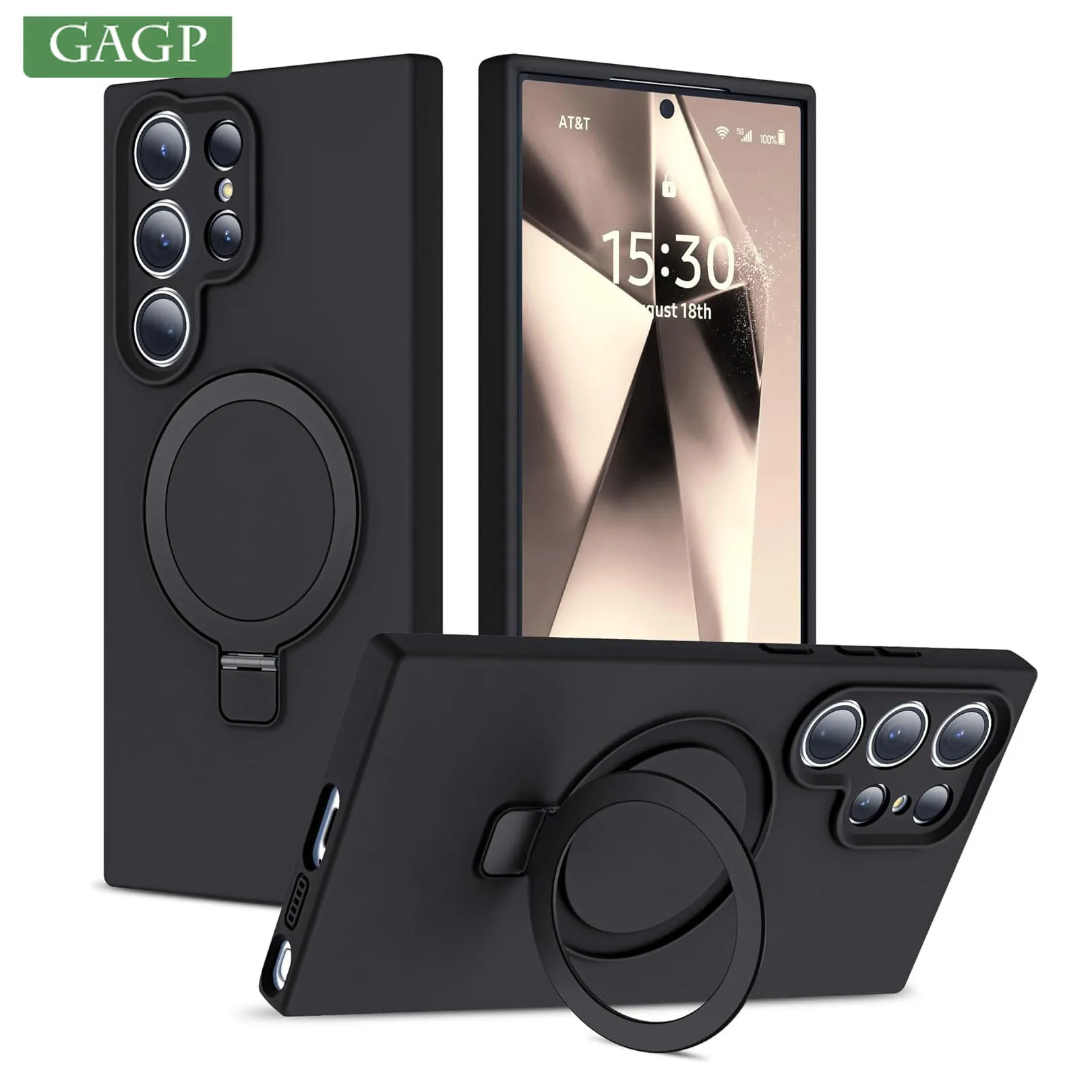 Liquid Silicone Magnetic Soft Phone Case Cover