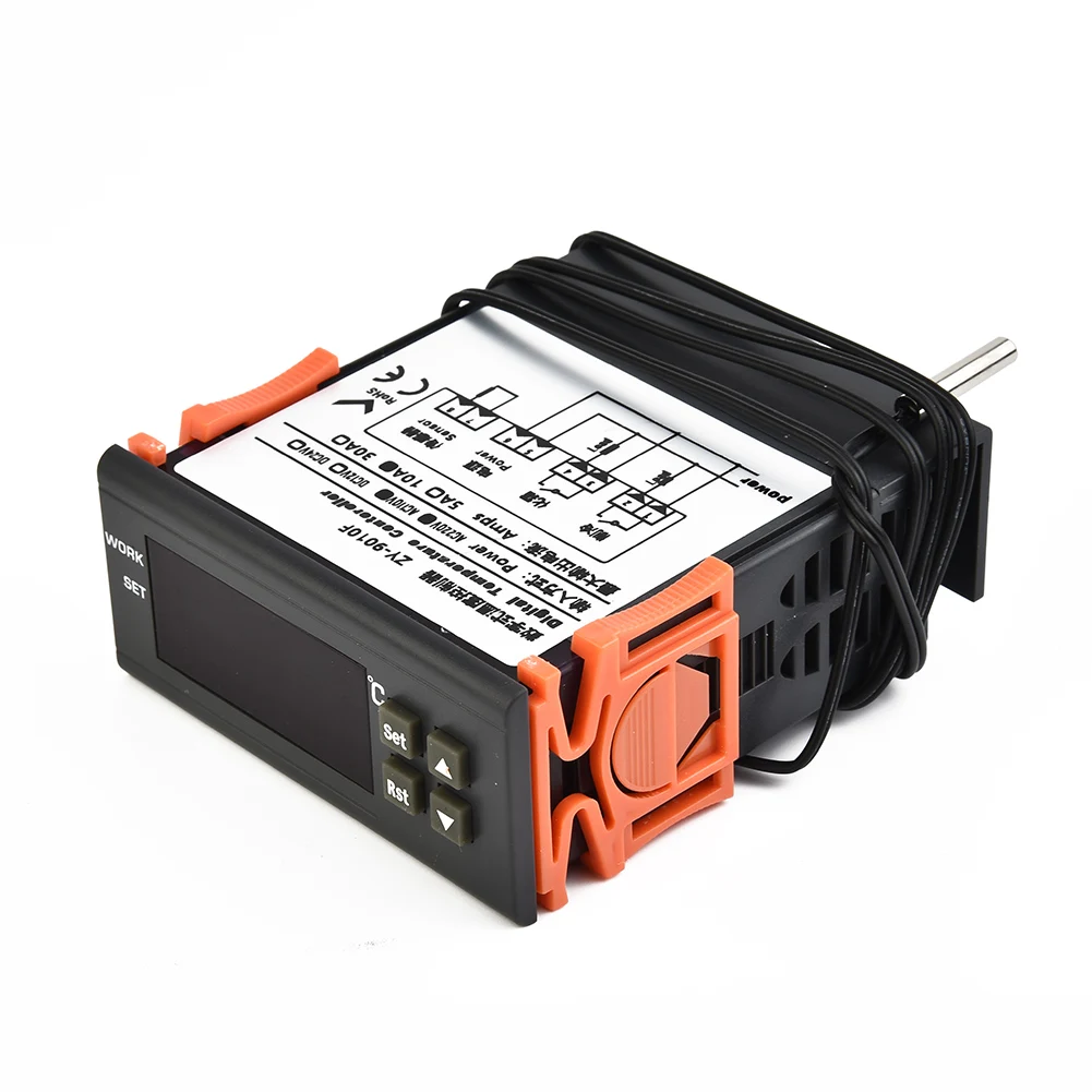 

Replaceable Refrigeration Storage Thermostats Set Home Improvement -50 ° C - 99 ° C Less Than 3W Miniaturized Design