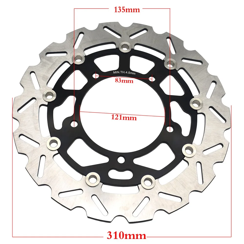 310mm Front Brake Disc Rotor For SUZUKI DL650 V-Strom X ABS 2007-DL1000 V-Strom ABS 2014-DL1050 2014 -