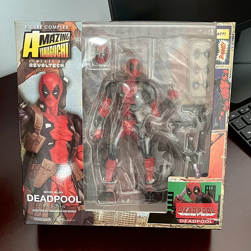 Revoltech Deadpool Action Figure Yamaguchi Superhero X Men Figurine