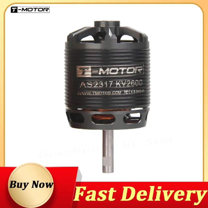 T-MOTOR AS2317 ALS 2317 длинный вал KV880 KV1250 KV1400, бесщеточный двигатель, наружная дорожка для небольшого 3D радиоуправляемого дрона с неподвижным крылом