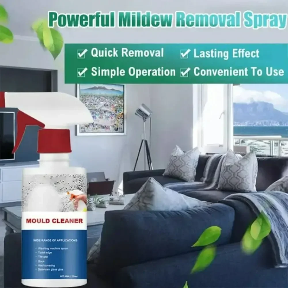 Mould Removal Spray 60ml Toilet Wall Joint Moldy Remover Hou Kitchen Bathroom Cleaning Spray Effective Clean Mildew Cleaner Foam 3