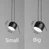 Modern Iron Drum LED Pendant Lights Living Room Decor Lighting Kitchen Diningroom Decor Industrial Office Hanging Light Fixtures 6